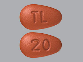 Pill TL 20 Red Egg-shape is Trintellix