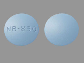 Pill NB-890 is Contrave bupropion hydrochloride 90 mg / naltrexone hydrochloride 8 mg