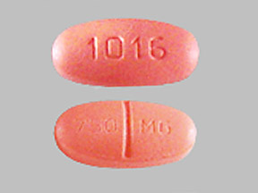 Pill 1016 750 mg Orange Oval is Levetiracetam