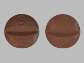 Pill 9 3 Brown Round is Pramipexole Dihydrochloride