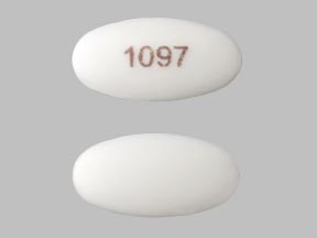 Pill 1097 White Oval is Pantoprazole Sodium Delayed Release