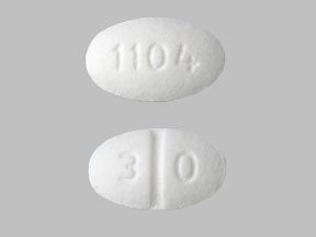 Isosorbide mononitrate extended release 30 mg 3 0 1104