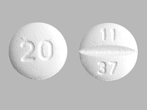 Escitalopram oxalate 20 mg (base) 11 37 20
