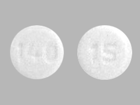 Pioglitazone hydrochloride 15 mg (base) 140 15