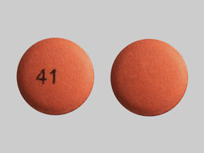 Pill 41 Pink Round is Clopidogrel Bisulfate