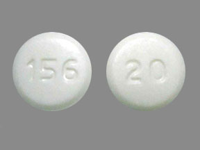 Pill 156 20 White Round is Telmisartan