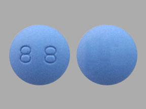 Pill 88 Blue Round is Sildenafil Citrate