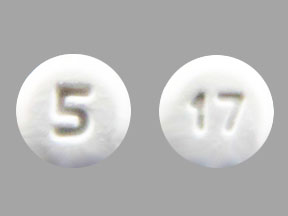 Pill 5 17 is Aripiprazole 5 mg