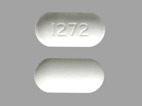 1272 Pill White Capsule/Oblong 18mm - Pill Identifier