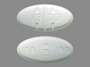 Pill 13 33 100 100 100 White Oval is Trazodone Hydrochloride