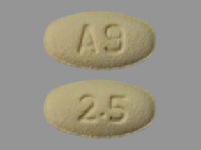 Tadalafil 2.5 mg A9 2.5