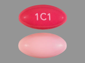 Pill Imprint 1C1 (Bijuva estradiol 1 mg / progesterone 100 mg)