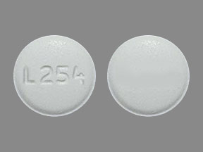 Pill L254 White Round is Aripiprazole