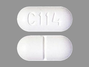 Acetaminophen and hydrocodone bitartrate 300 mg / 5 mg C 114