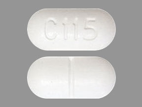 Pill C 115 White Capsule/Oblong is Acetaminophen and Hydrocodone Bitartrate