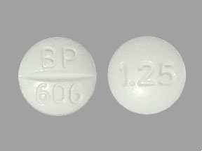 Glyburide 1.25 mg BP 606 1.25