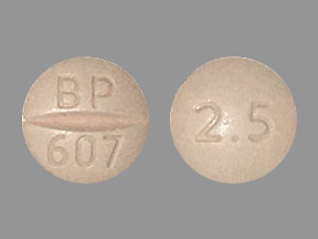 Glyburide 2.5 mg BP 607 2.5