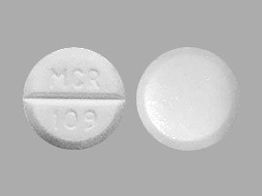 Pill MCR 109 White Round is Cyproheptadine Hydrochloride