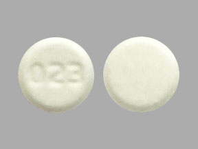 Pill 023 White Round is Baclofen