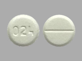 Pill 024 White Round is Baclofen