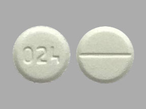 Pill 024 White Round is Baclofen