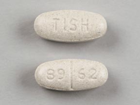 Pill TISH 8962 Beige Elliptical/Oval is Fiber-Lax