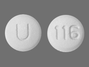 Pill U 116 White Round is Topiramate