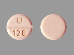 Pill U 128 is Hydrochlorothiazide 25 mg