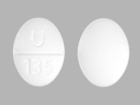 Clonidine hydrochloride 0.1 mg U 135