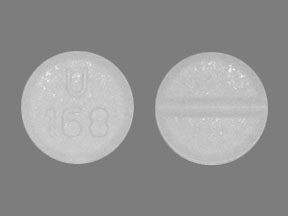 Pill U 168 White Round is Tizanidine Hydrochloride
