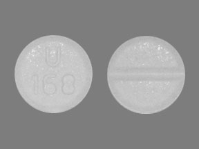 Pill U 168 White Round is Tizanidine Hydrochloride
