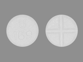 U 169 Pill Images White Round