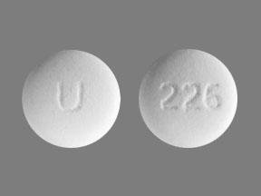 Pill U 226 White Round is Metronidazole