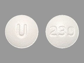 Pill U 239 White Round is Tolterodine Tartrate