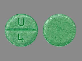 Pill U 4 Green Round is Chlorthalidone