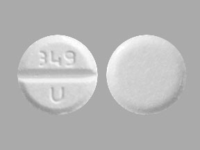 Pill 349 U White Round is Allopurinol