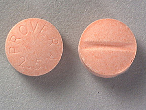 Pill PROVERA 2.5 Orange Round is Medroxyprogesterone Acetate