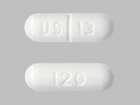 Pill 120 US13 White Capsule/Oblong is Sorine