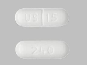 Pill 240 US 15 White Capsule/Oblong is Sorine