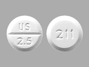 Pill US 2.5 211 is Midodrine Hydrochloride 2.5 mg