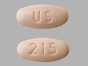 Pill US 215 is B-Nexa Prenatal Multivitamins with Folic Acid 1.22 mg