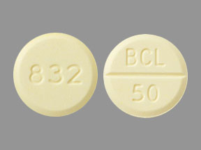 Bethanechol chloride 50 mg 832 BCL 50