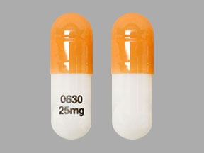 Clomipramine hydrochloride 25 mg 0630 25mg