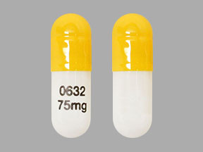 Clomipramine hydrochloride 75 mg 0632 75mg