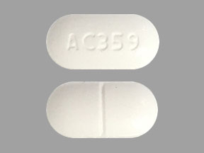 Pill AC 359 White Capsule/Oblong is Doxazosin Mesylate