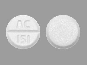 Pill AC 151 White Round is Haloperidol