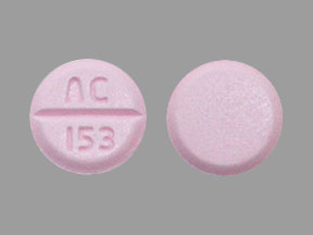 Pill AC 153 Pink Round is Haloperidol