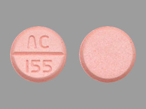 Pill AC 155 Orange Round is Haloperidol