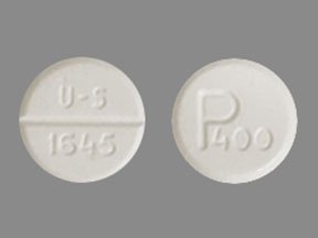 Pill P400 U-S 1645 White Round is Pacerone