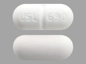 Pill USL 690 White Capsule-shape is Ethacrynic Acid